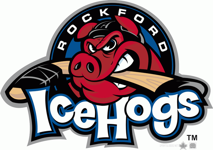 Rockford IceHogs 2007 08-Pres Primary Logo iron on transfers for clothing
